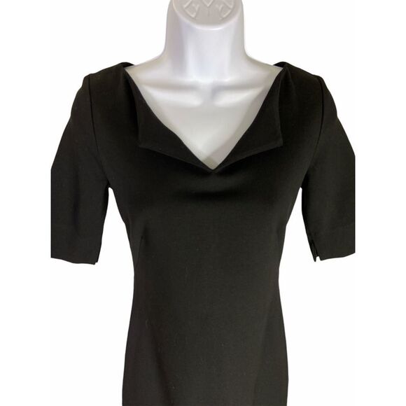 M.M. Lafleur V-Neck Mini Sheath Dress Size 0 - Picture 2 of 6